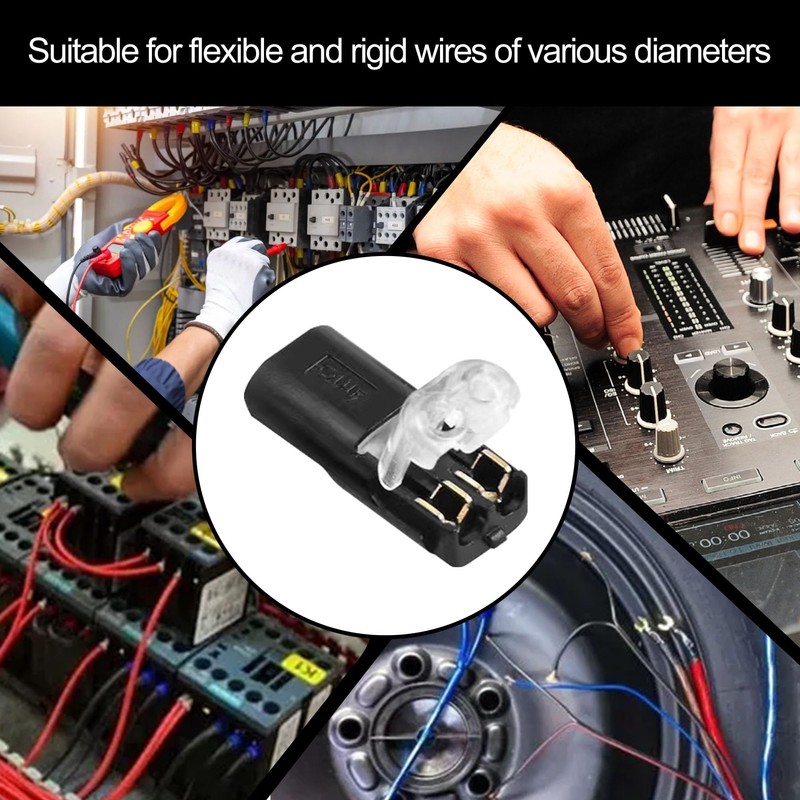 20Pcs Electrical Wire Connectors with Locking Buckle Wire Connectors Push