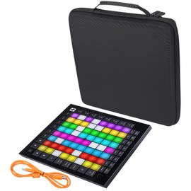 co2CREA Hard Travel Case for Novation Launchpad Pro MK3 MIDI 64 Grid Controller Ableton Live DJ Controller,Case Only