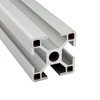 Aluminium profile, 30 x 30 mm, system, installation, construction profile,