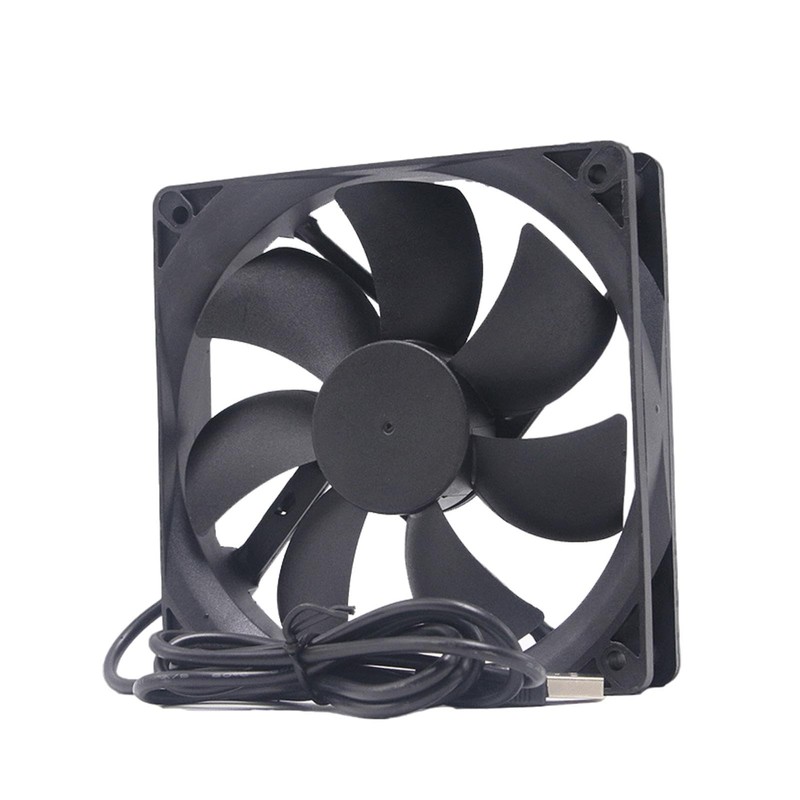 USB Cooling Fan - 120mm Window Fan,Quiet Computer Cooling Fan,