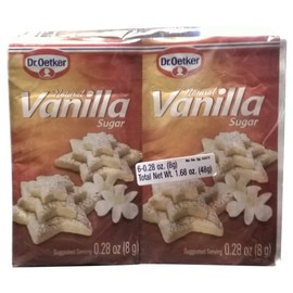 Dr. Oetker Vanilla Sugar - Natural - 6 × 8 g