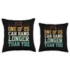 Gymnastics Rings I Can Hang Longer Rings Gymnast Throw Pillow