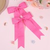 NCMAMA 2PCS Pink Bows for Girls Grosgrain Ribbon Alligator Hair