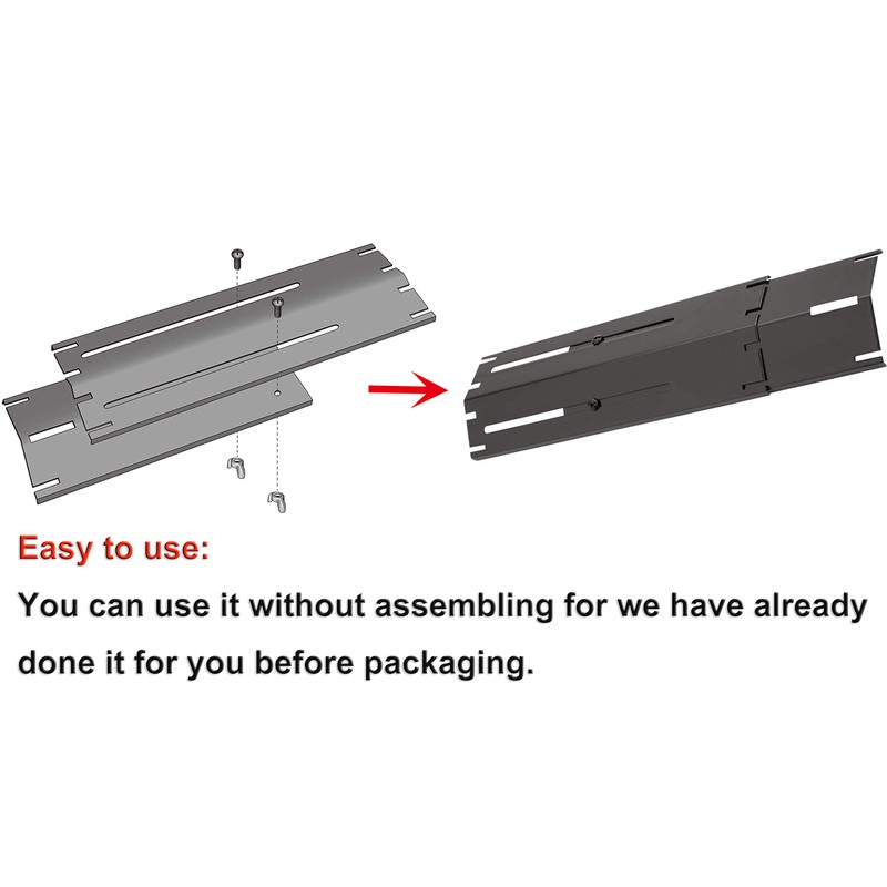 Universal Adjustable Grill Heat Plate Replacement for Gas Grill, Porcelain