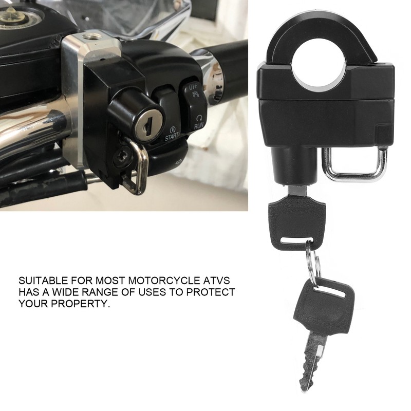 Motorcycle Helmet Lock Keys AntiTheft Holder Security Parts Universal for