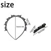 SSKHE 2 Pcs Headband with Clips,8 Pcs Double Bangs Hairpins,Multi