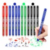 Set 12 Pz Plumas Borrables Surtidas Boligrafo Lapicero Borra
