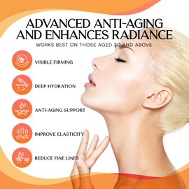 Neck Firming & Tightening Cream with Hibiscus & Honey – Anti-Aging Moisturizer for Fine Lines, Wrinkles & Deep Hydration – Neck, Face & Chest Cream, 1.7 Fl Oz