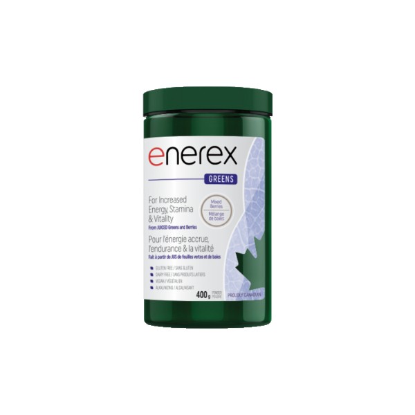Enerex Botanicals Greens Gluten Free (Mixed Berry) - 400g