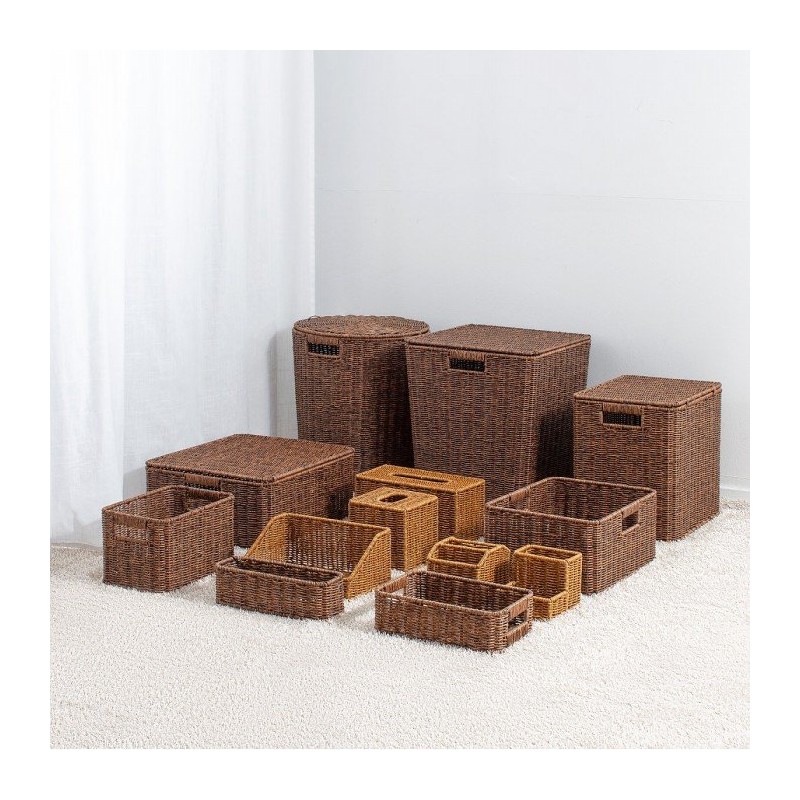 JAJU Daily 2-compartment storage basket_15cmx12cmx11cm_Natural, NaturalNatural_FRFR / 자주 JAJU 데일리