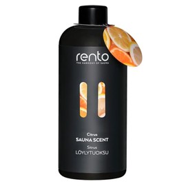 Rento Sauna Infusion: Natural Sauna Infusion with Refreshing Citrus Fragrance, Pleasant Aroma, Soothing and Neutral. Ideal for Active Nature Lovers who Love Harmony