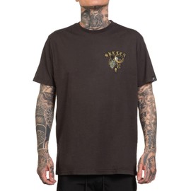 Sullen Men's Divided Tattoo Lifestyle Graphic Premium Short Sleeve Tee Vintage Black