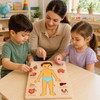 Wooden Human Body Puzzle for Kids - Removable Organ Pieces