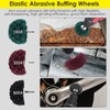 HighFree 9PCS Non Woven Abrasive Buffing Polishing Wheel Drill Attachment
