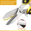 Scissors Heavy duty 9-inch, Shears Multipurpose, Easy Cutting Iron Sheet,