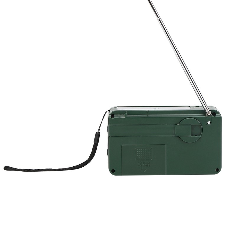 Plastic Outdoor Emergency Light Radio Hand Crank Generate Electricity Multifunction