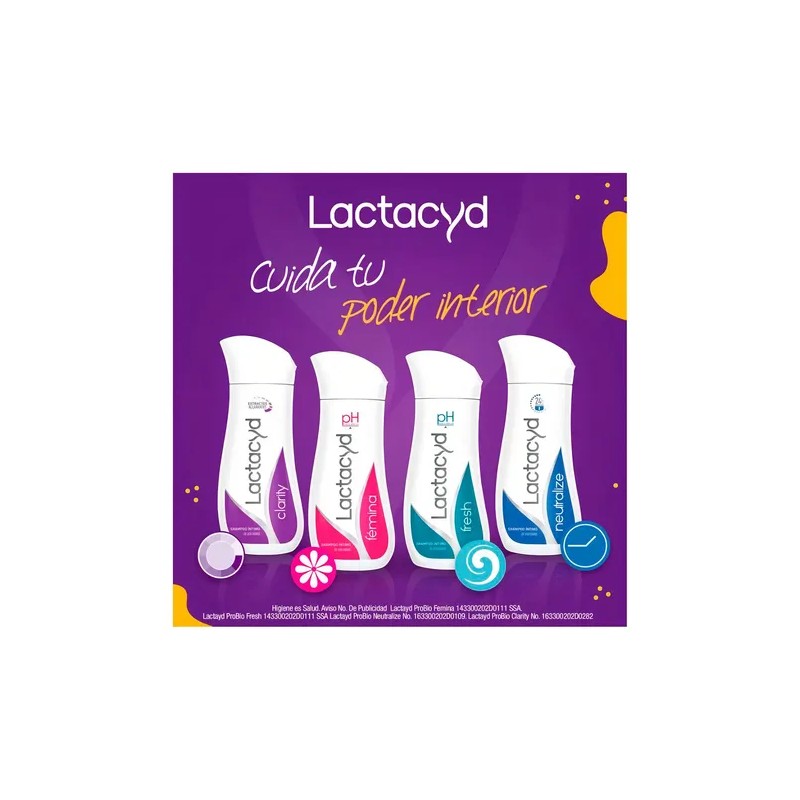 Shampoo Íntimo Lactacyd Femina de Uso Diario Botella de 80ml