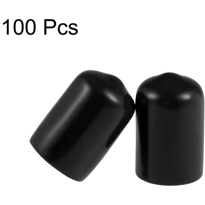 MACHSWON 12mm Rubber End Caps Vinyl Round End Cap Cover
