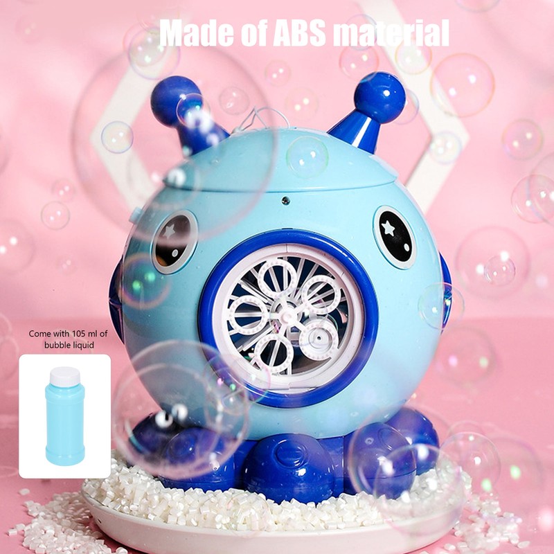 Bubble Machine Cartoon Automatic Bubble Light Music Five Hole Bubble