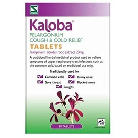 Schwabe Kaloba Pelargonium Cough and Cold Relief Tablets, 30 g