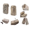 DFV mobile - Multi-Functional Vertical Stripes Pouch Bag Case Zipper