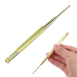 Mtxorvix Face Pointer, Copper Ear Body Point Probes, Trigger Point Massage Tool, Portable Acupoint Bar for Body Face, Manual Facial Point Pen, Foot Acupoint Massage Tool