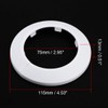 sourcing map 75 mm Pipe Cover Decoration PP Radiator Rosette
