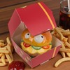 MIJOMA Burger Money Box with Ceramic Eyes - With Lock