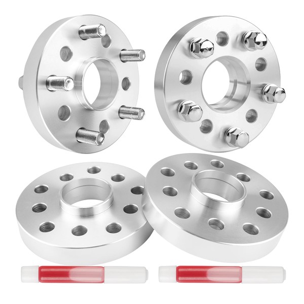 PHILTOP 5x100/5x112 1" Wheel Spacers for Jetta,4 Pcs Hub Centric