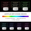 Acrylic Dry Erase Board with Light, Message Board DIY Acrylic