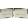 Lawrence Frames Metal Frame, Standard, Silver, 6x4 Double