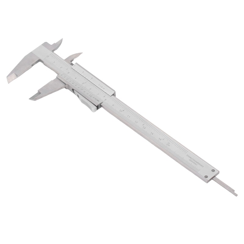 Vernier Caliper 0‑150mm 0‑6in Range 0.05mm 1/128in Resolution Stainless Steel