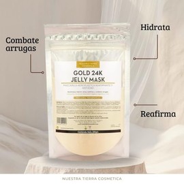 Gold 24K Mascarilla Hidro-Plastica Reafirmante y Anti-Edad con Oro y Argirelina 100grs