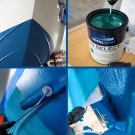 TotalBoat JD Select Ablative Antifouling Bottom Paint for Fiberglass, Wood and Steel Boats, (Black, Quart)