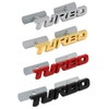 1X Metal Turbo Grille Front Emblem 3D Badge Sticker Replacement