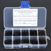 Screw Screw with Nut, 300 Pieces Black Alloy Steel 12.9
