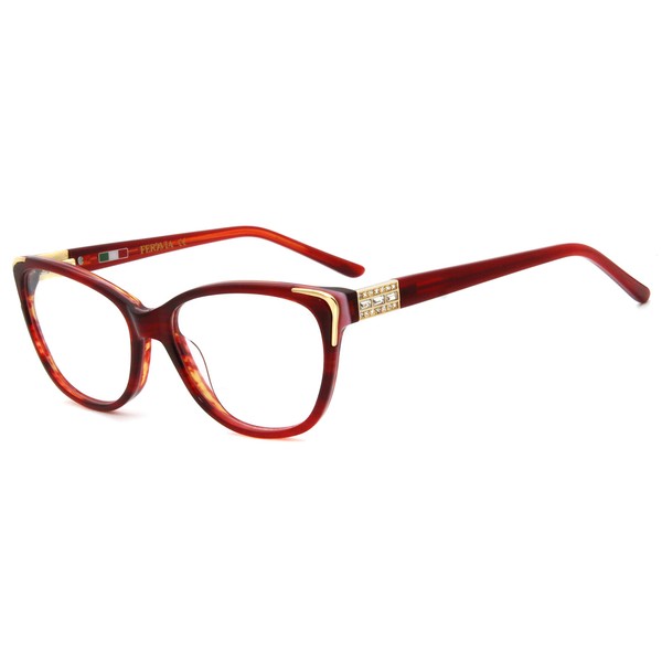 FERAVIA Women Brand Quality Glasses Vogue Design Non Prescription Frame