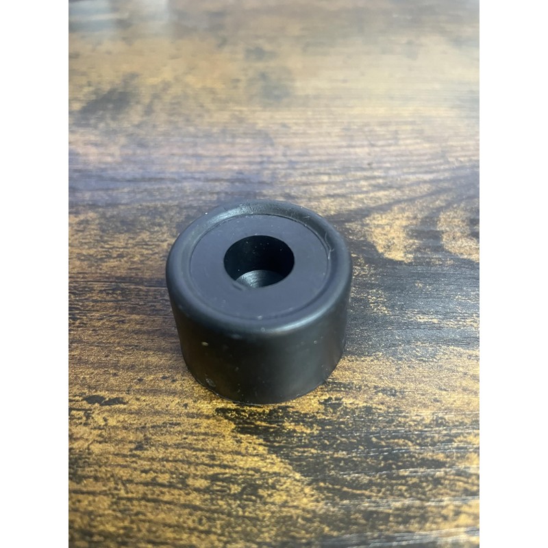 Citystores® 2 Pack 32mm Black Floor Wall Mounted Door Stopper