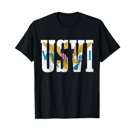 US Virgin Islands USVI Flag Pride Souvenir T-Shirt