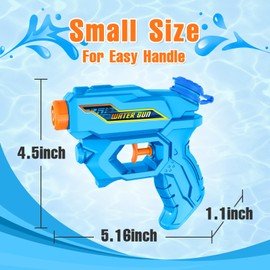 Water Guns for Kids, Squirt Guns Mini Water Gun Pistol Small Water Blaster for Boys Girls Toddlers, Summer Toys for Outdoor Swimming Pool Beach Water Toys