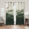 Renaiss Foggy Forest Blackout Curtains, Misty Mountain Mystric Forest Thermal