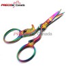 PRECISE CANADA: Multi Titanium Color Rainbow Sewing Craft Embroidery Scissors