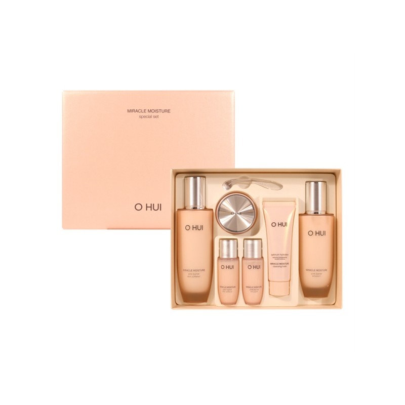 Ohui Miracle Moisture Pink Barrier 3-piece Special Set / 오휘