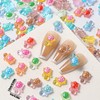 ネイルパーツ 動物 カメ 100個セット 3d 立体 可愛い おしゃれ 亀 海の生き物