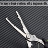 Fishing Pliers, 4-Piece Fishing Multi Tool Set with Fishing Scissors,