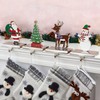 Set of 4 Christmas Stocking Holder for Mantel-Christmas Stocking Hanger