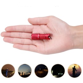 SdeNow Mini Flashlight Keychain EDC 200 lumens USB Micro Rechargeable Pocket Waterproof Flashlight