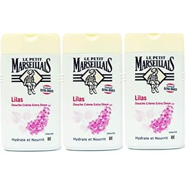 Le Petit Marseillais Pack of 3 Extra Soft Lilac Shower Cream 250ml