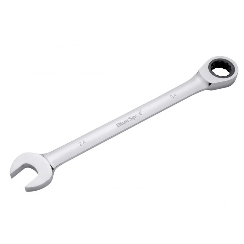 Blue Spot Tools 05120 24mm Chrome Vanadium Ratchet Spanner Fixed