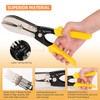 PLATATO Upgraded Version 7-Blade Duct Crimping Tool Sheet Metal Crimper